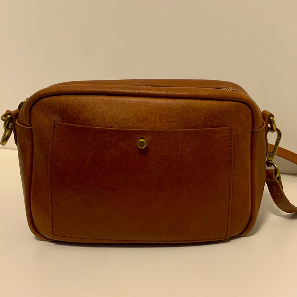 Madewell Large Transport Camera Bag - Saddle